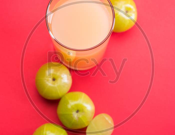 Amla Juice or Indian Gooseberry drink