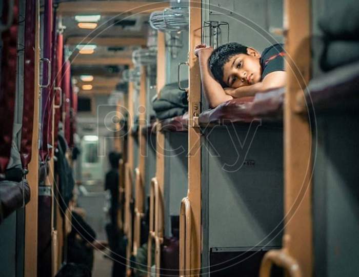 Inside Indian  express train