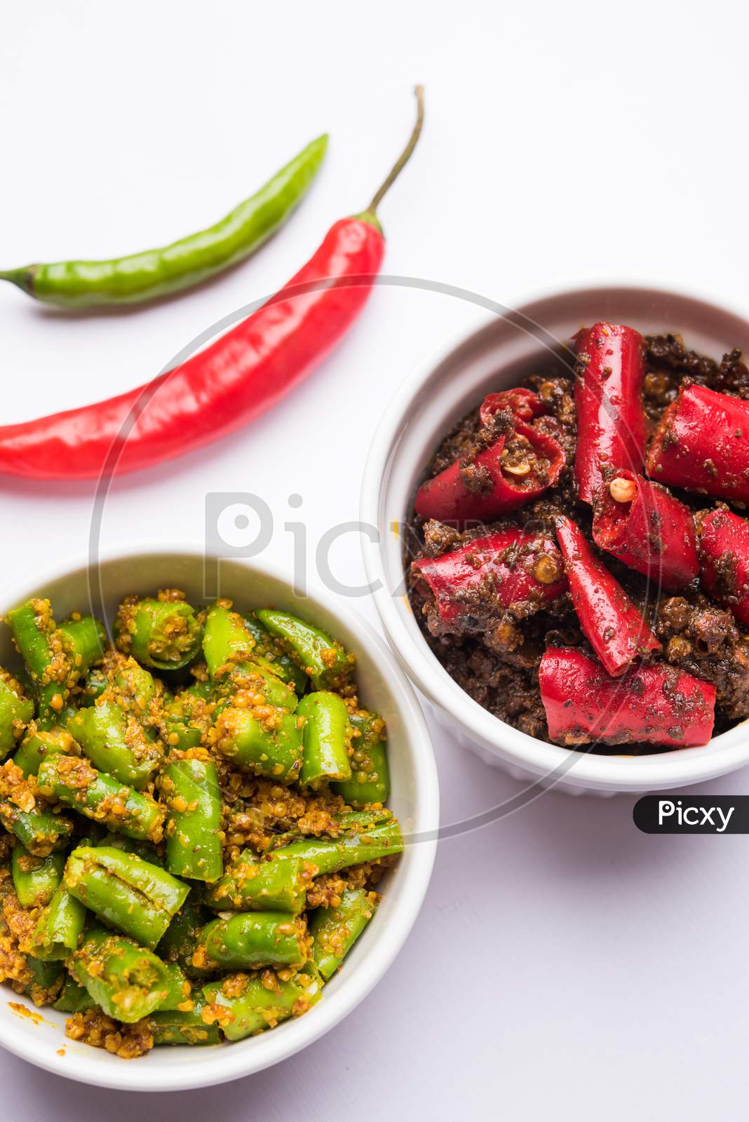 Red or Green Chilli/Mirchi Pickle or Achar