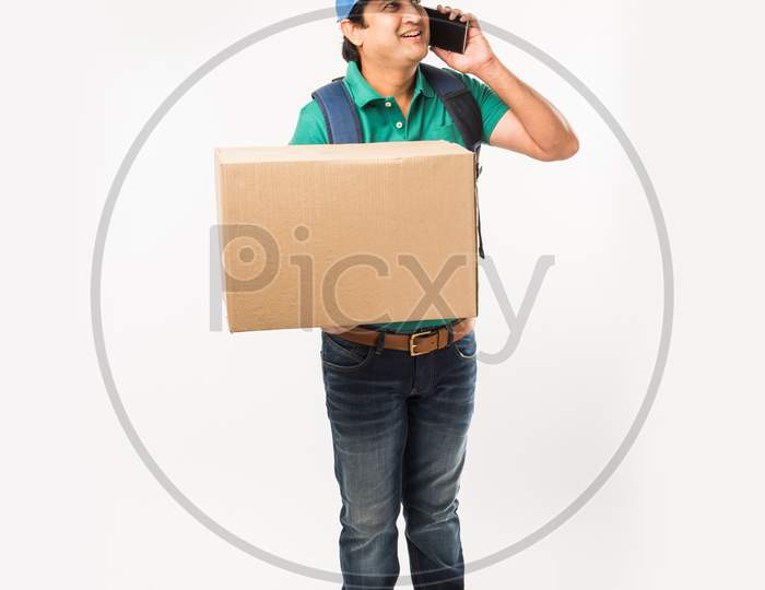 Indian/Asian home delivery boy