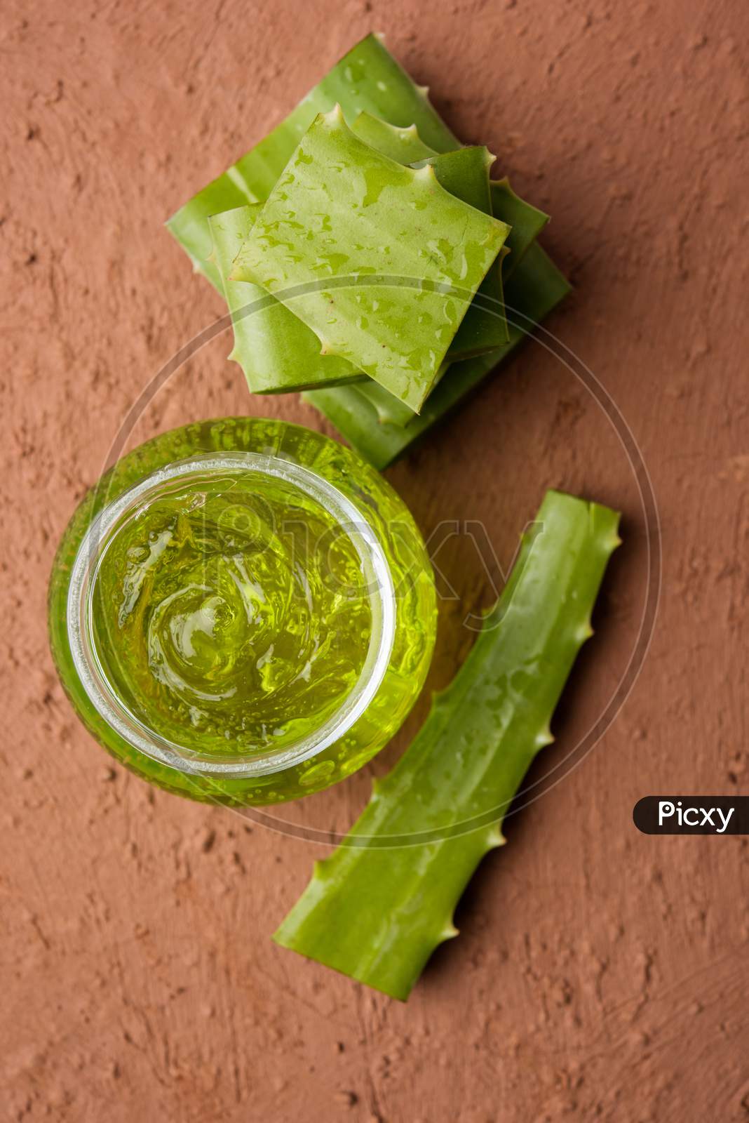 Aloe vera juice, gel, beauty cream or moisturiser, soap and powder