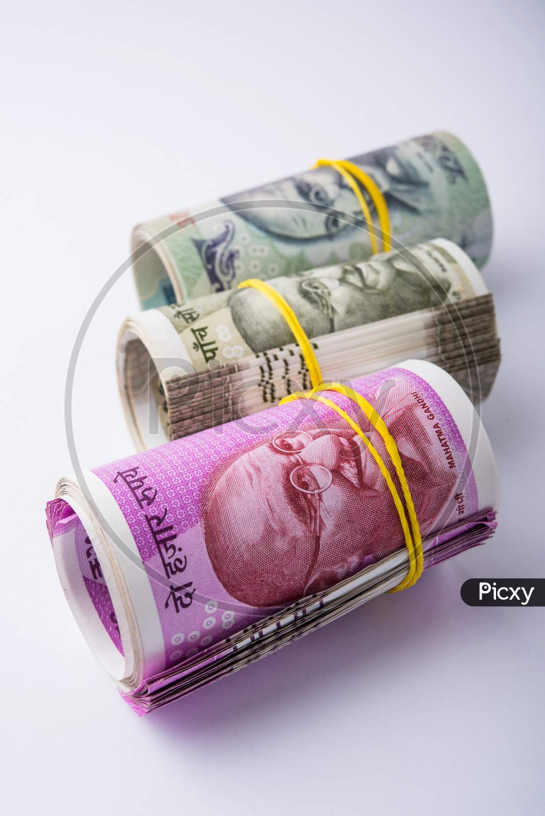 Indian Rupees Roll or Bundle