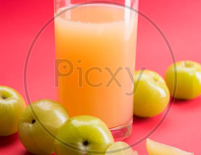 Amla Juice or Indian Gooseberry drink