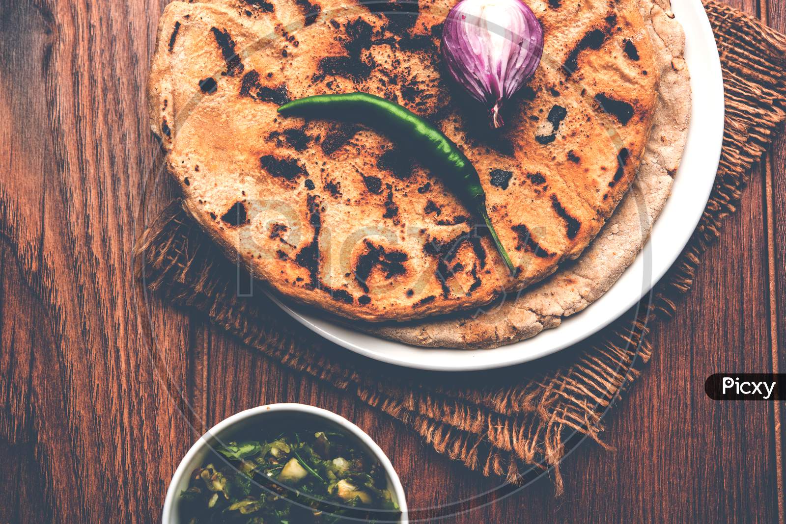 Bhakar or Bajra roti or Jowar Roti or Indian bread