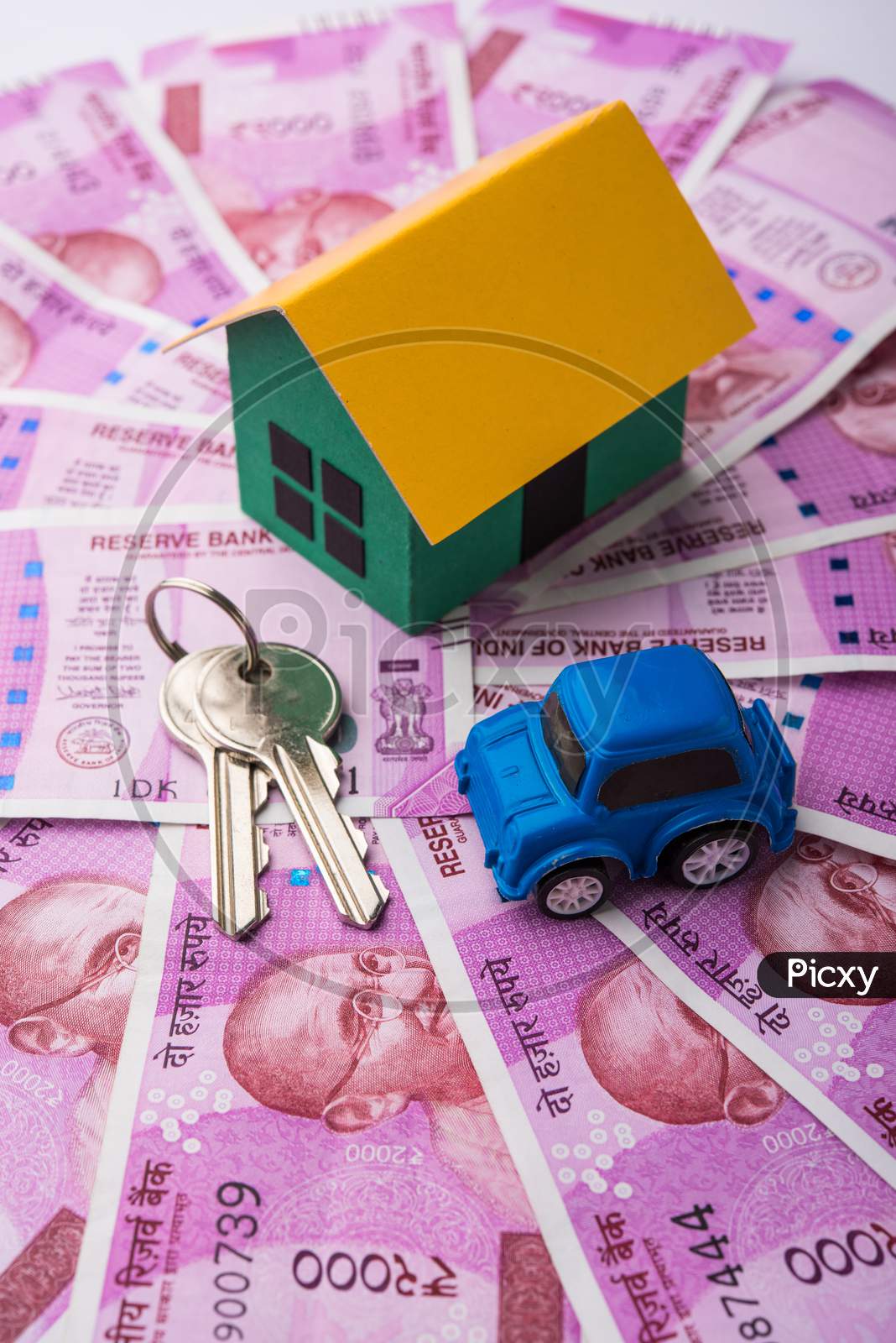 Indian Real Estate, Automobile Finance business concept