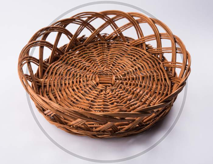 Empty cane basket / tokri / Topli