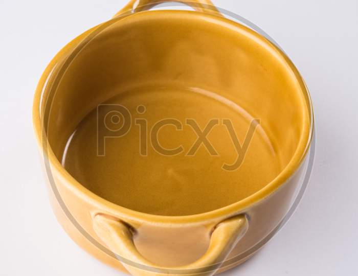 Brown Empty Ceramic Bowl