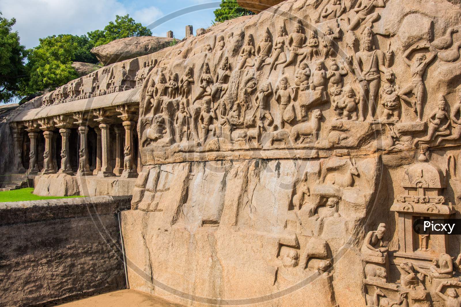 Mahabalipuram temple from Chennai, south India