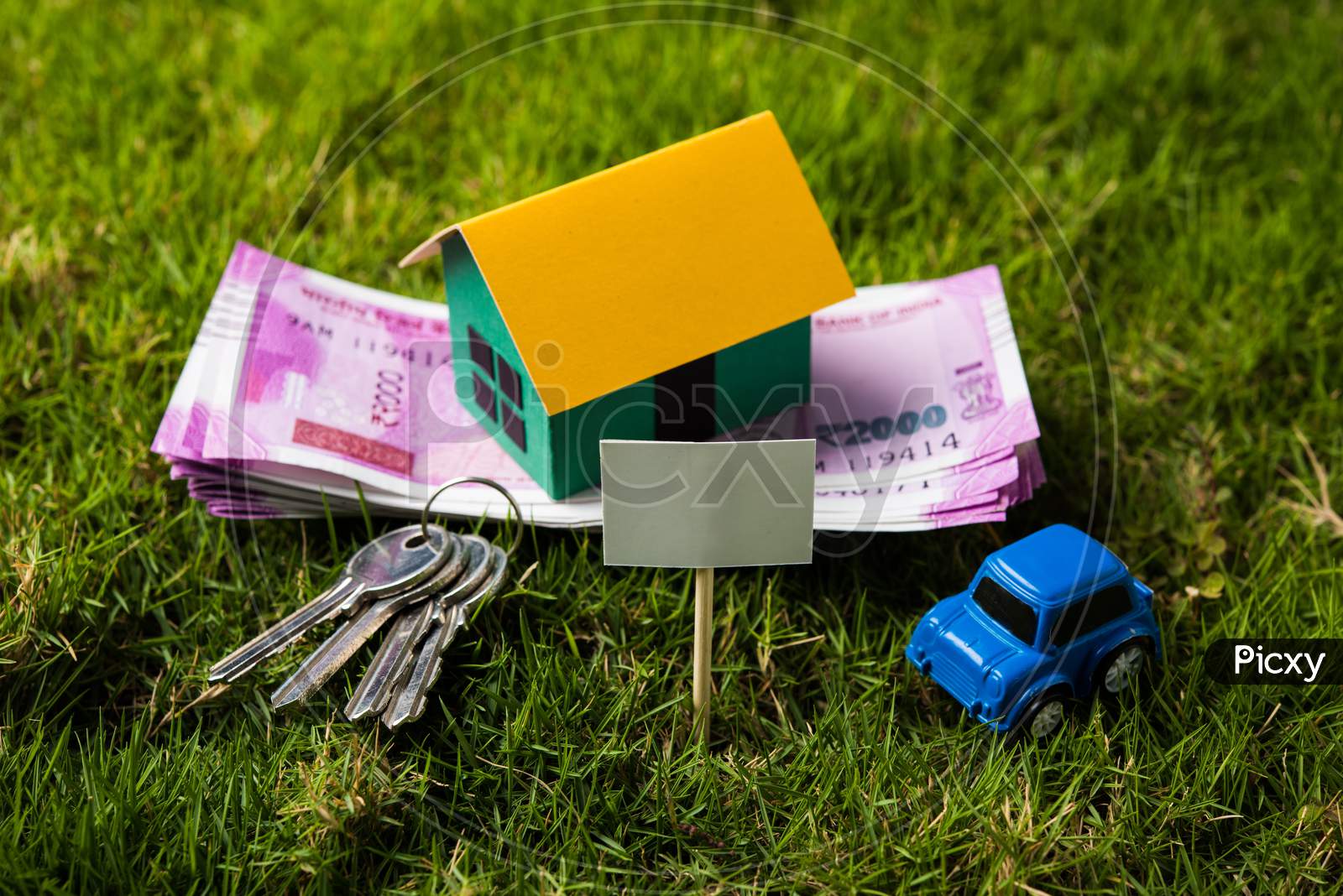 Indian Real Estate, Automobile Finance business concept