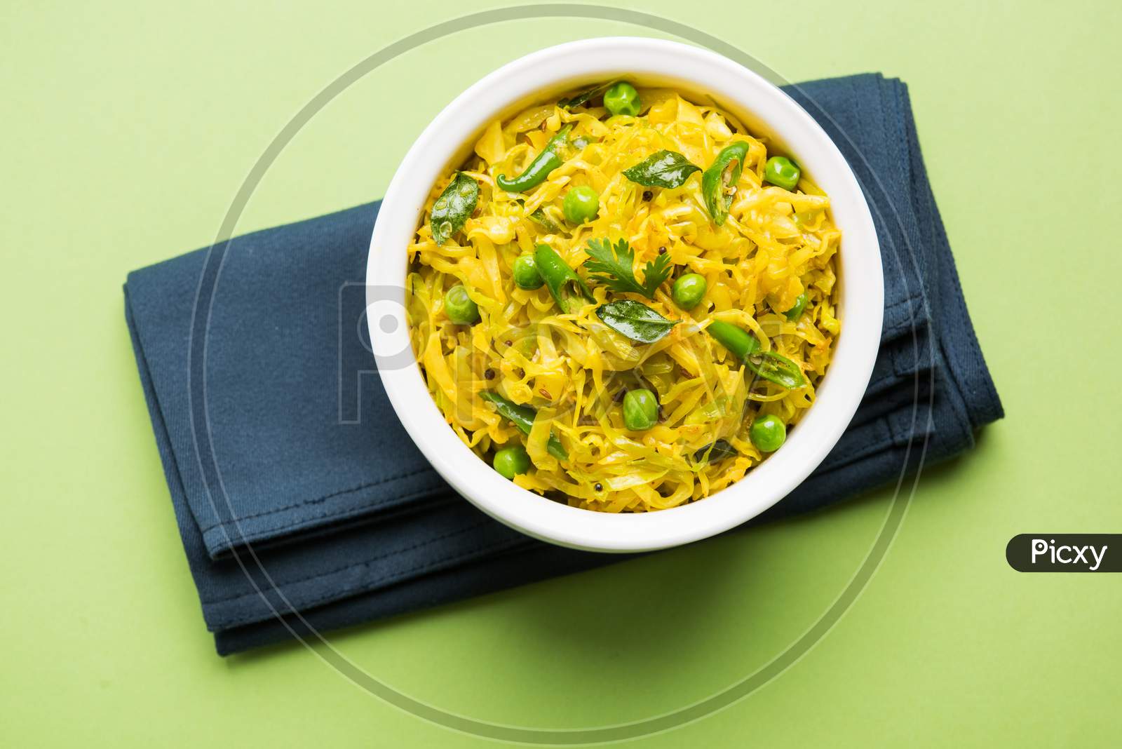 Cabbage OR Patta Gobi Sabji / Curry