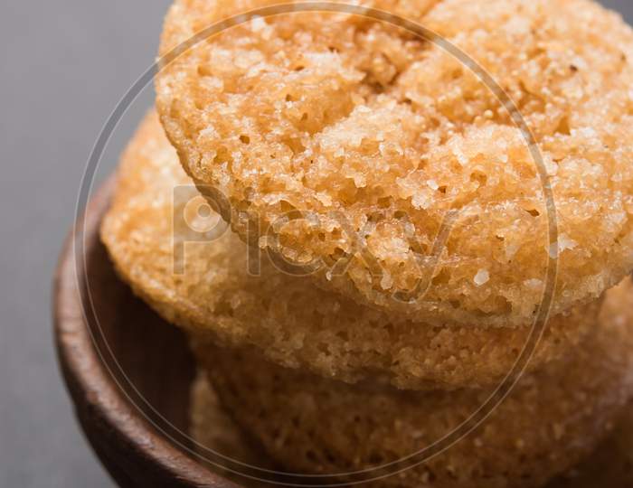 Anarsa sweet pastry-like snack for diwali