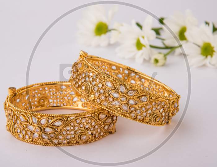 Gold bangles - Indian traditional jewellery