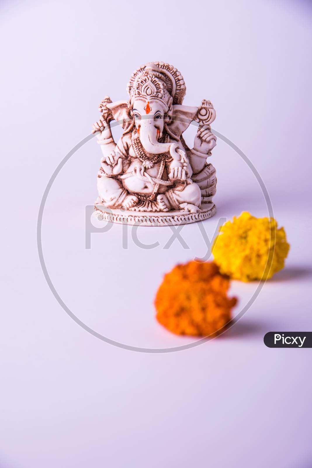 Ganesha idol for Ganesh Chaturthi festival