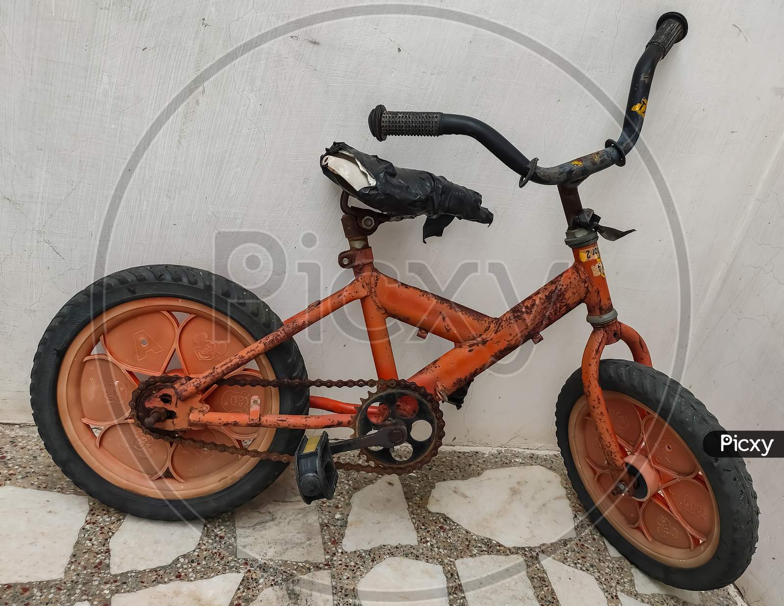 Old bicycle for kids
