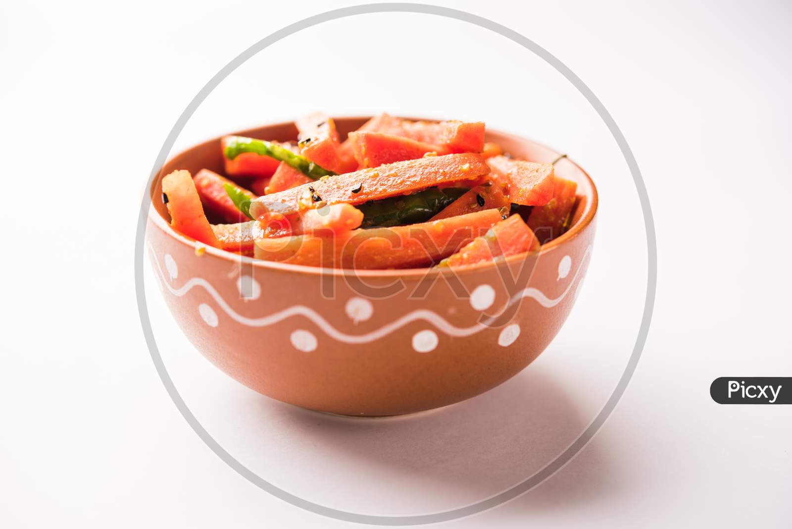 Carrot Pickle / Gajar ka Achar or loncha