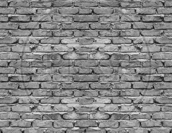 Light Brick Wall Uneven Texture. Grunge Vintage Background