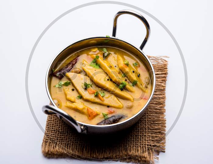 Dal Dhokli, Varan Phal or Chakolya is a gujarati, Rajasthani and maharashtrian dish