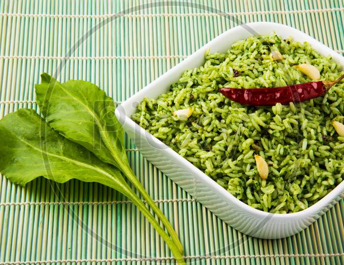 spinach / Palak Rice