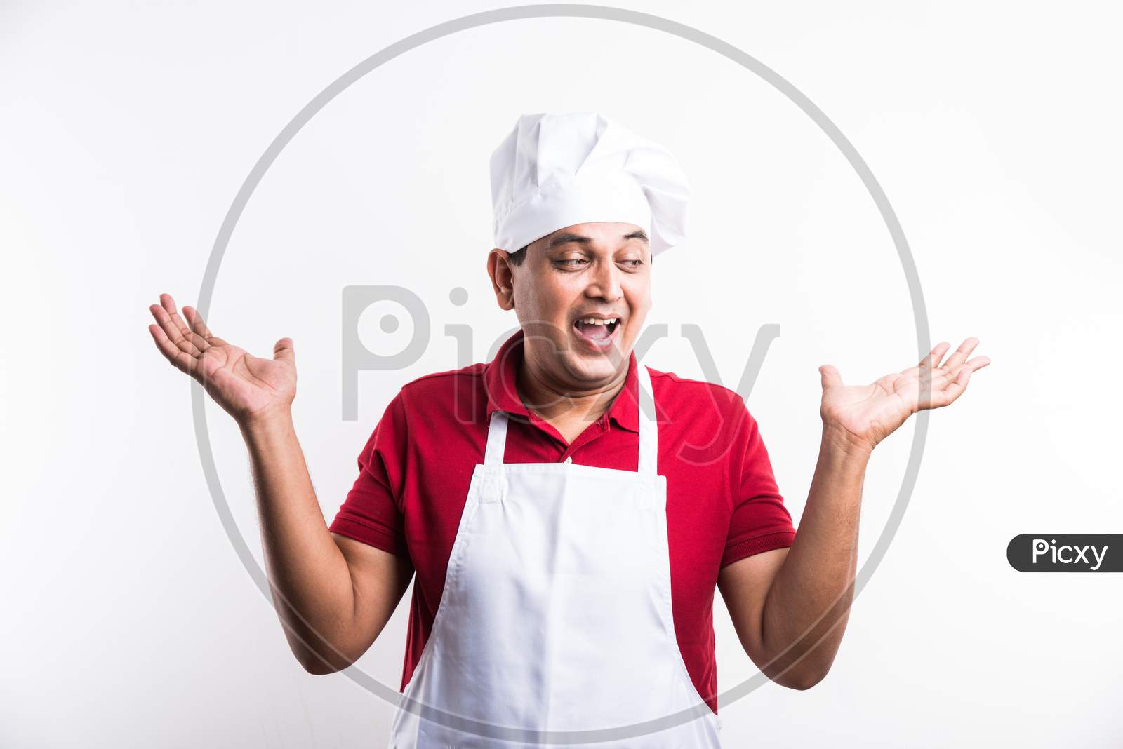 Image Of Indian Male Chef Cook In Apron And Wearing Hat El216949 Picxy 