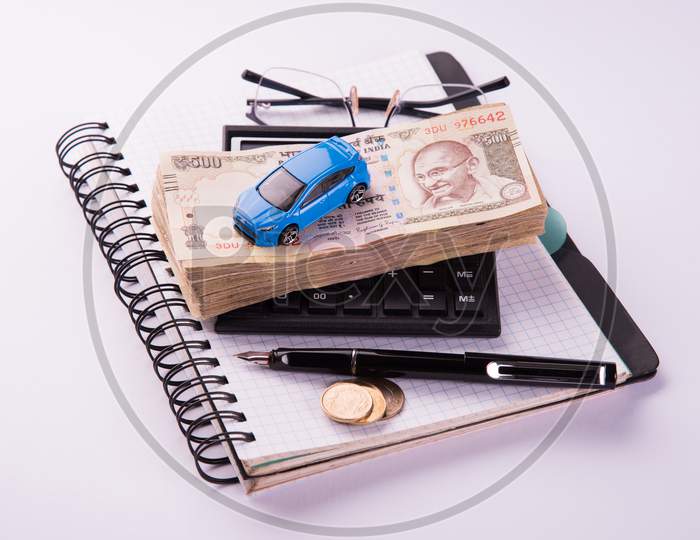 India and Auto Finance/ Loan or buying concept