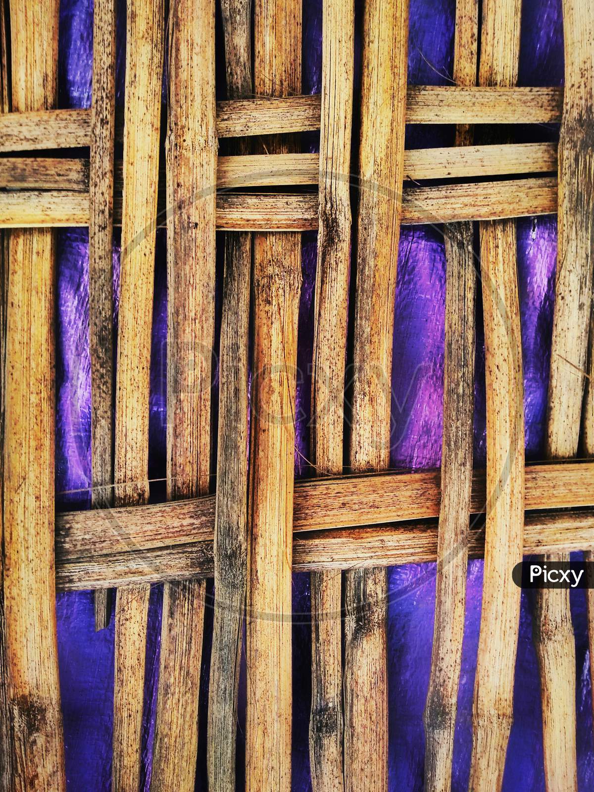 Bamboo Roof Wall Texture.