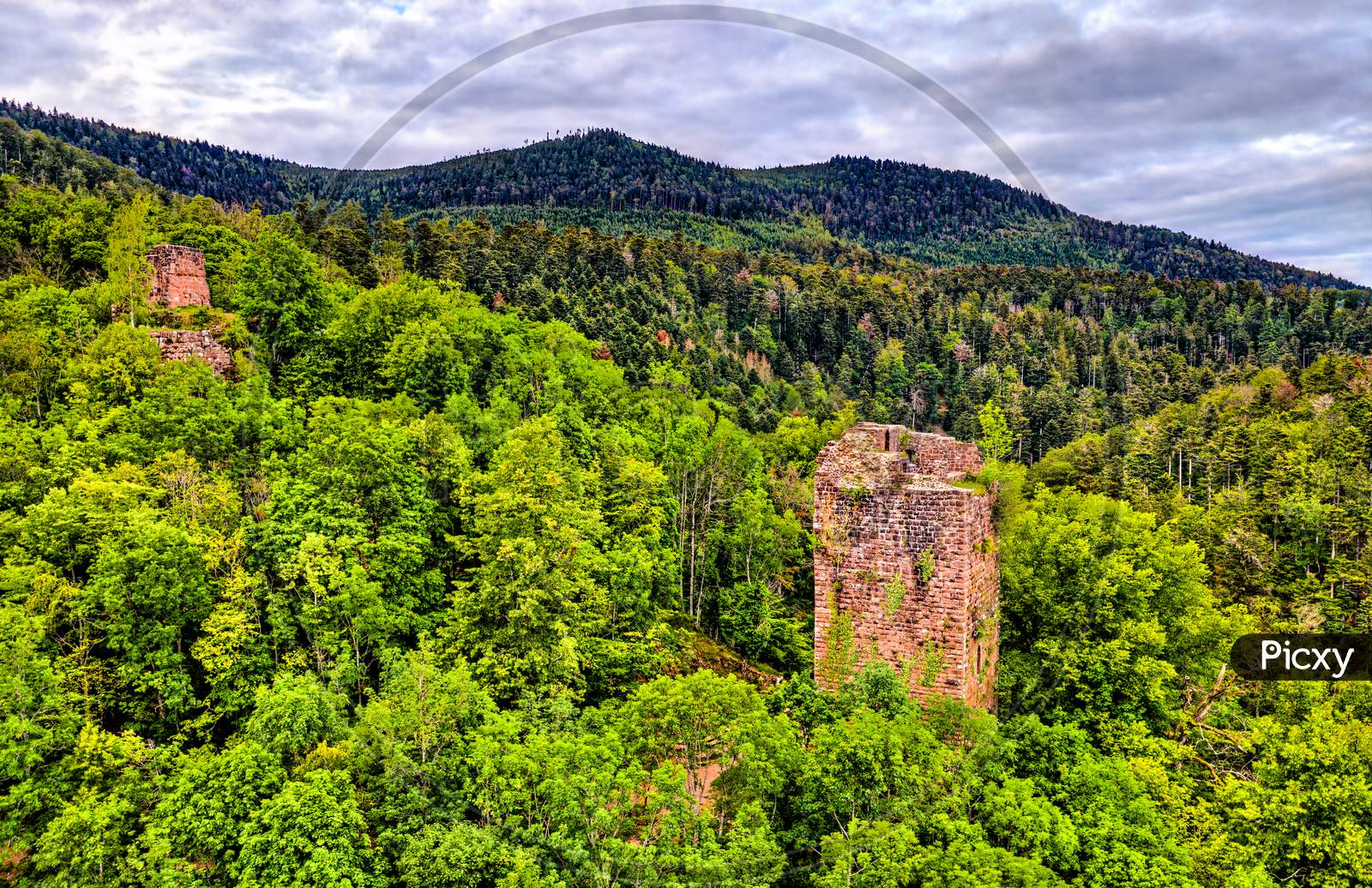 Nideck Castle In The Vosges Mountains - Bas-Rhin, Alsace, France