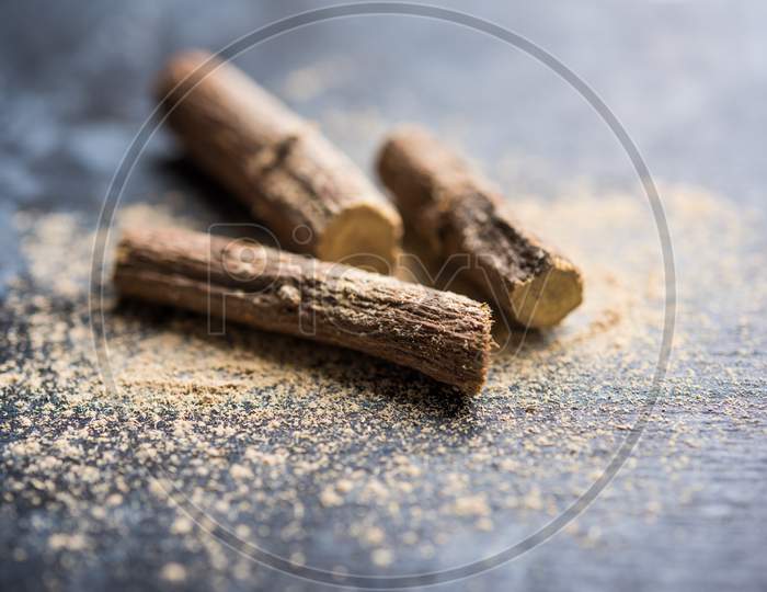 Ayurvedic Mulethi / Liquorice root stick / jeshthamadh