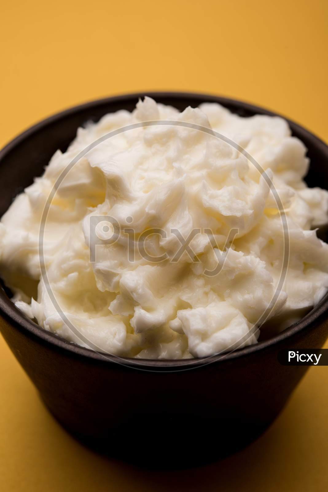 white butter or makhan/makkhan in a bowl
