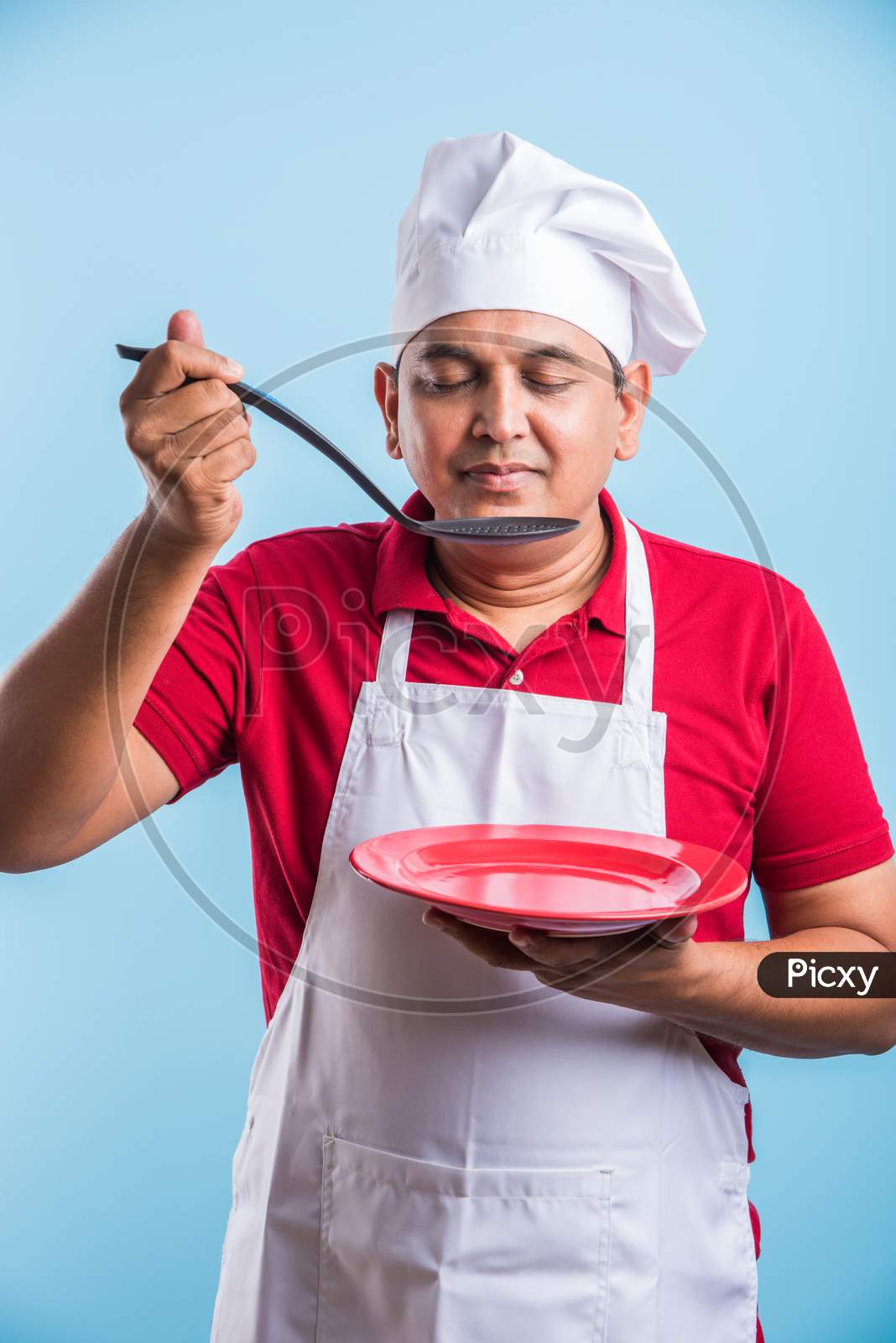 Image Of Indian Male Chef Cook In Apron And Wearing Hat Ou932065 Picxy 