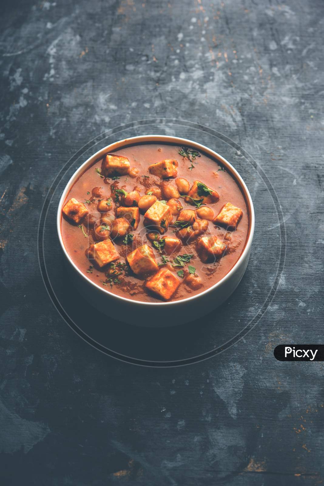 Image of Chole Paneer curry-KB668610-Picxy