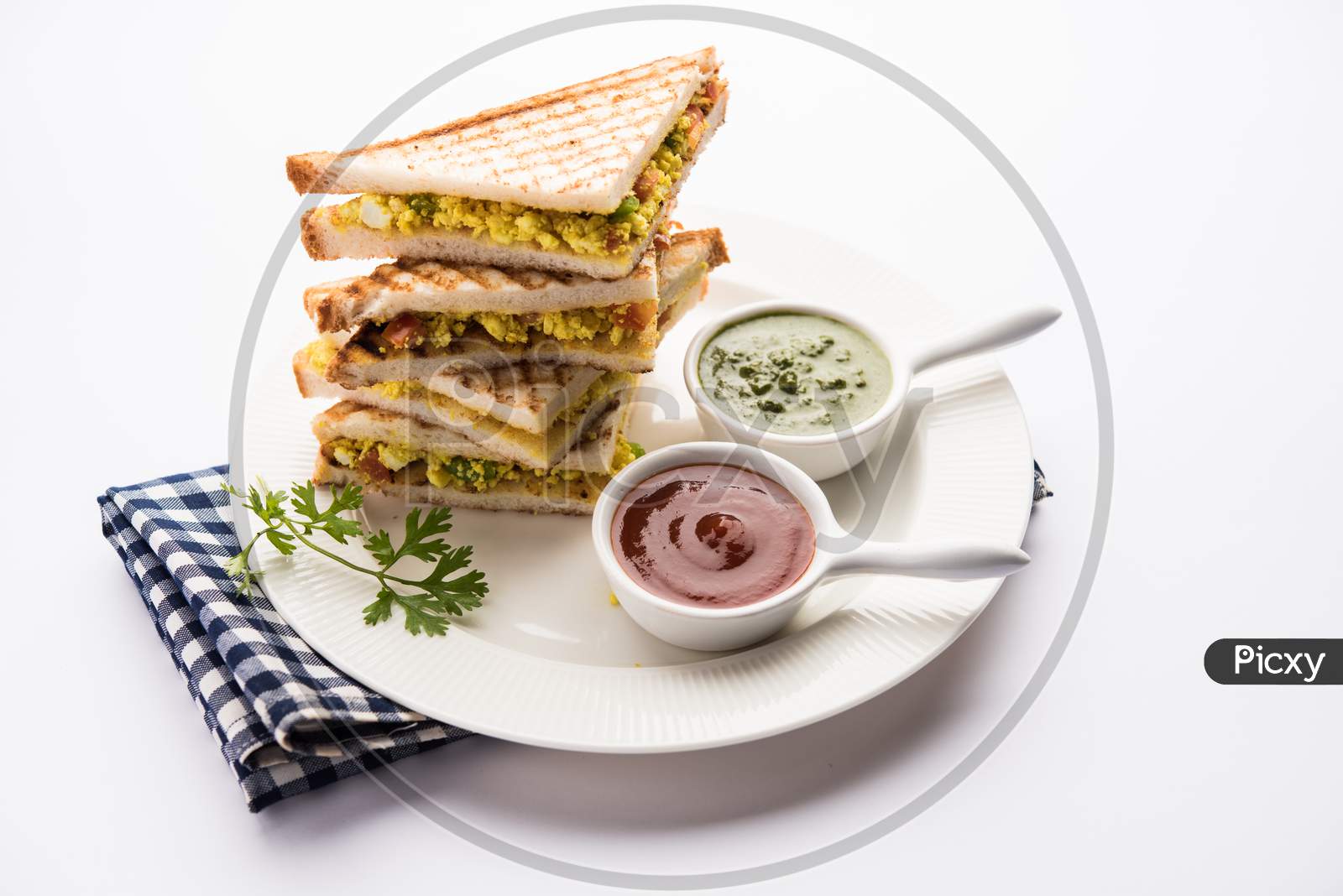 Paneer bhurji sandwich
