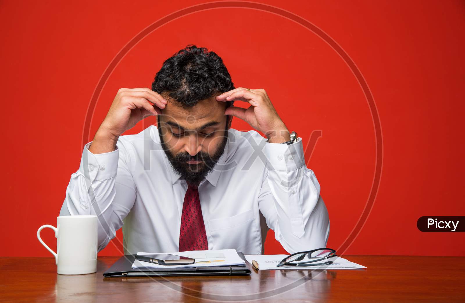 Frustrated Indian Businessman