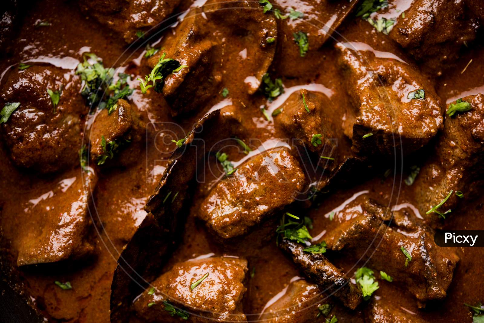 Mutton Liver fry or Kaleji masala