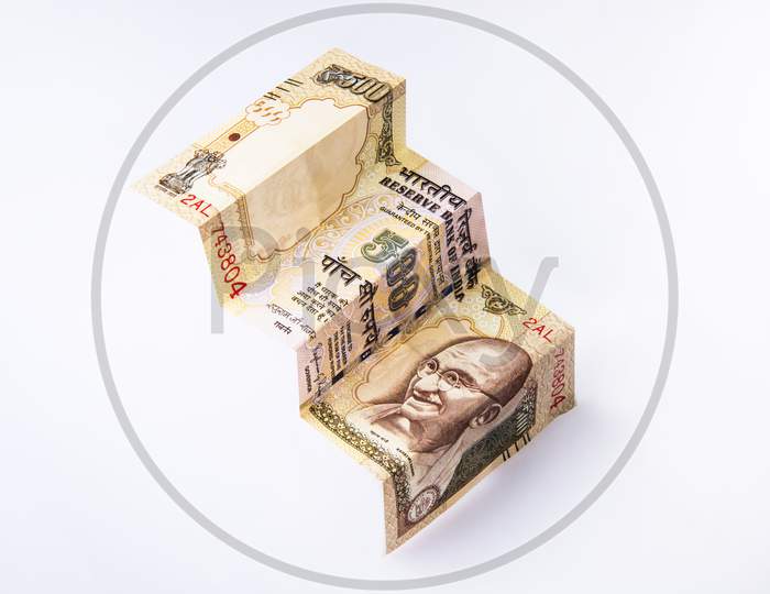 Indian de-monitized 500 rupee Currency note