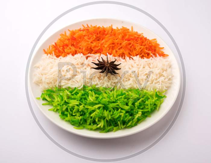 Tricolour Rice / Tiranga Rice