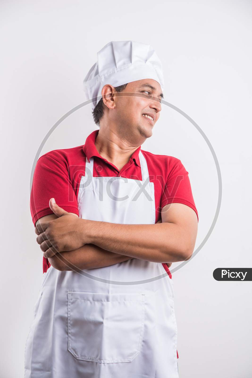 Image Of Indian Male Chef Cook In Apron And Wearing Hat Gl246296 Picxy 