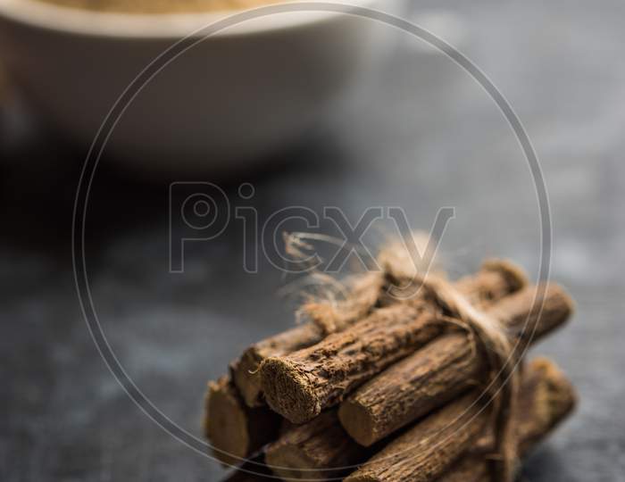 Ayurvedic Mulethi / Liquorice root stick / jeshthamadh