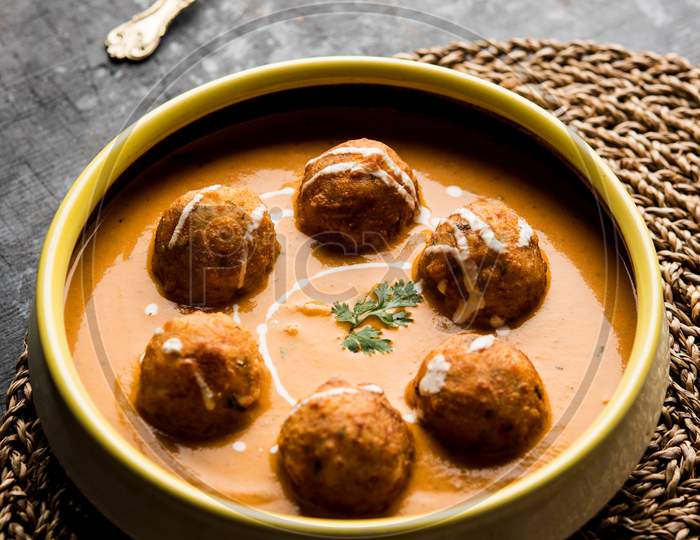 Malai Kofta curry is a Mughlai dish