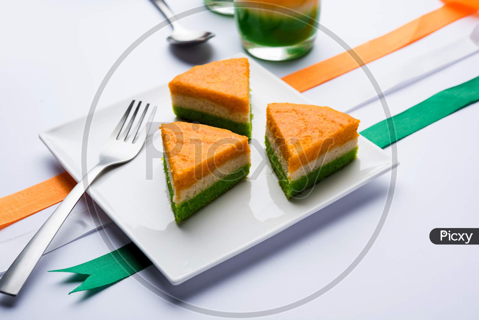 Indian flag Cake pick | Zazzle