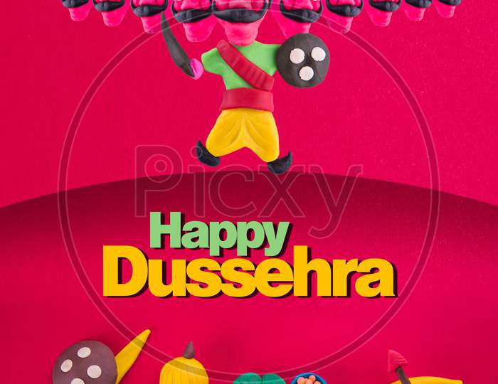 Dussehra Festival / Ayudh Puja concept