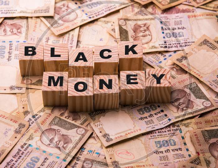 Indian Black Money concept