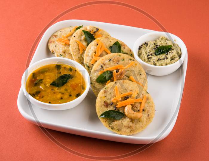 rava idli or idly south indian food