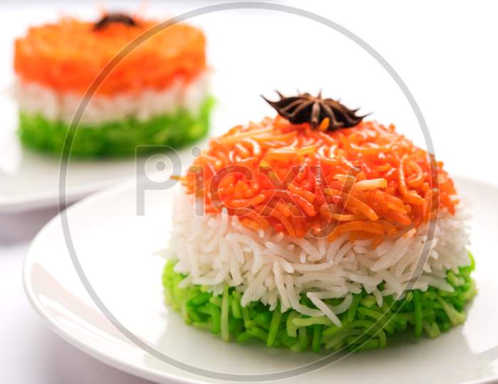 Tricolour Rice / Tiranga Rice
