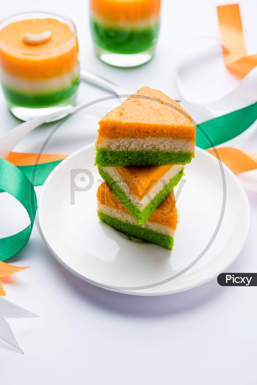 Cake tag: indian flag - CakesDecor