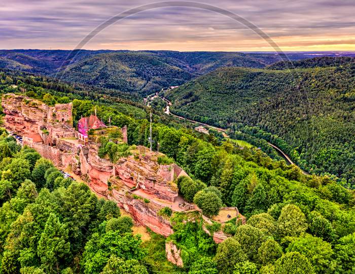 Hohbarr Castle In The Vosges Mountains - Bas-Rhin, Alsace, France
