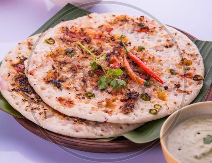 Uttapam or ooththappam or Uthappa south Indian food