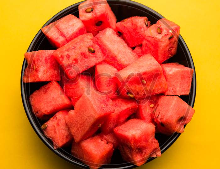 Watermelon / tarbooj fruit cube