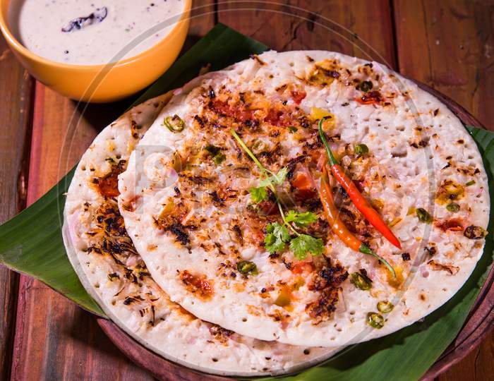 Uttapam or ooththappam or Uthappa south Indian food