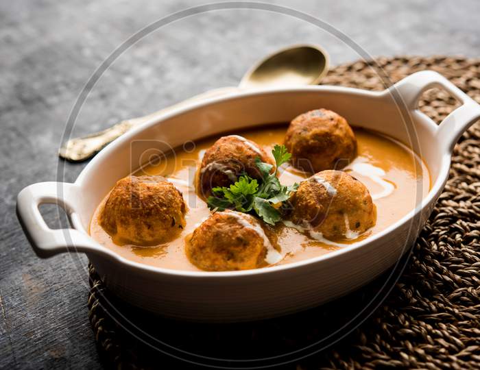 Malai Kofta curry is a Mughlai dish
