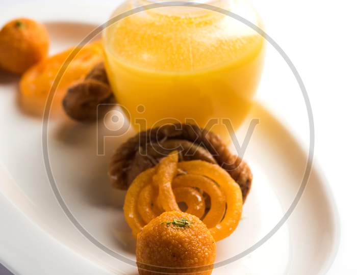 Indian sweets made in Desi ghee or clarified butter